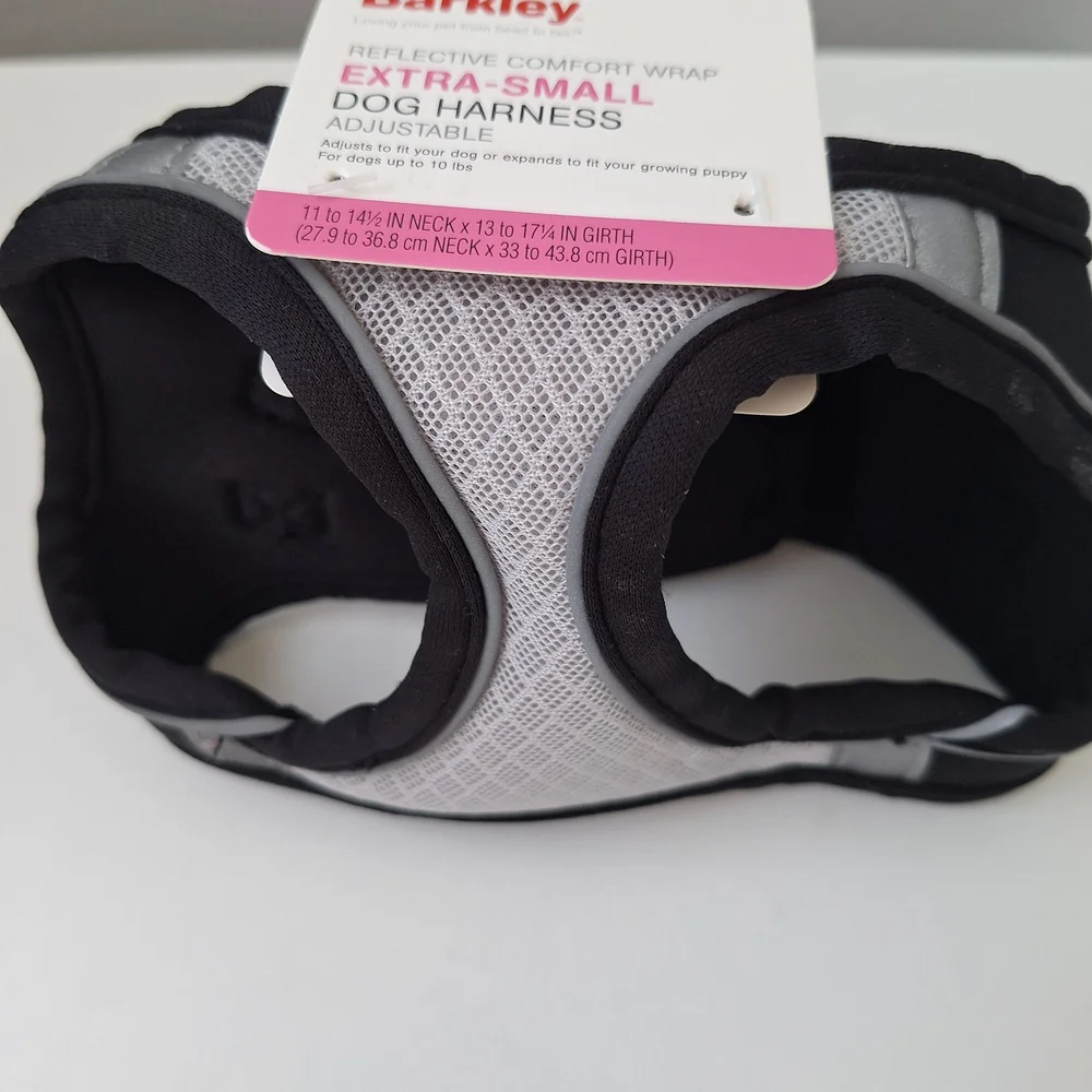 Boots & Barkley Black and Gray Dog Harness